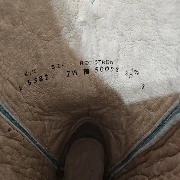 Circle G Women’s Leather Western Boots – Blue & Brown, Size 7.5 - Picture 5 of 6